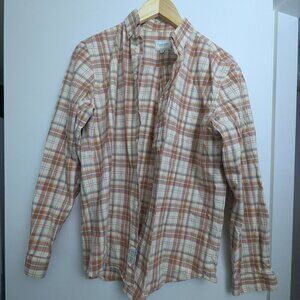 Frank and Oak Plaid Cotton Button-down shirt
